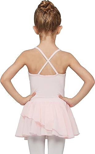 Toddler Pink Camisole Skirted Leo