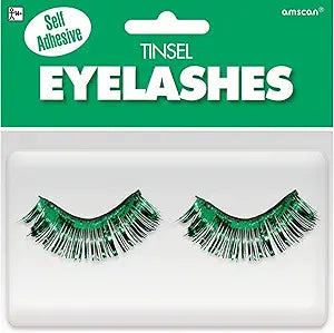 Green Metallic Eyelashes