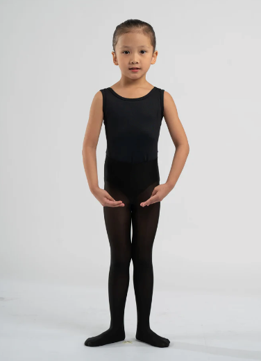 Embroidered Scoop Neck Tank Leotard