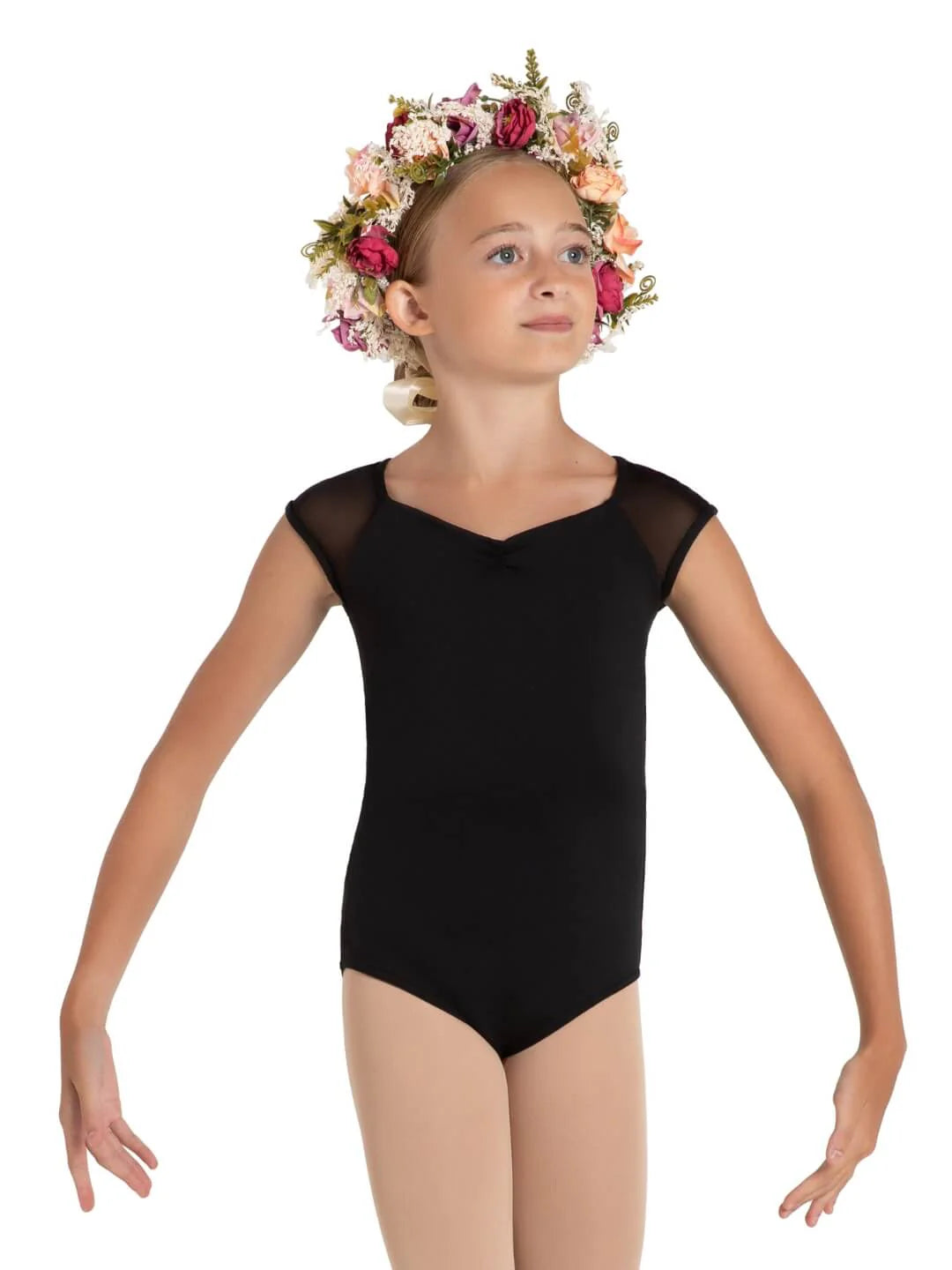 Daisy Cap Sleeve Leotard