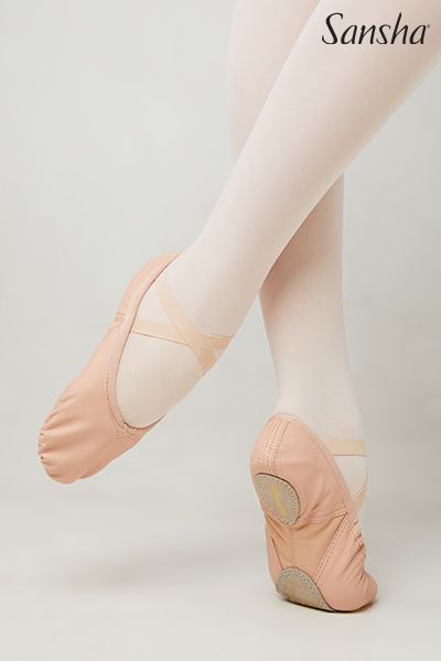 Leather Split-Sole Ballet Slipper (Adult)
