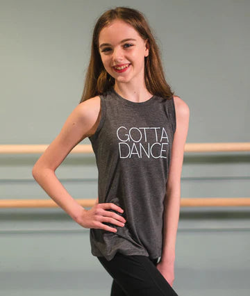 Gotta Dance Slit Back Tank (Adult)