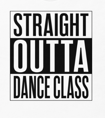 Straight Outta Dance Class Crewneck Sweatshirt