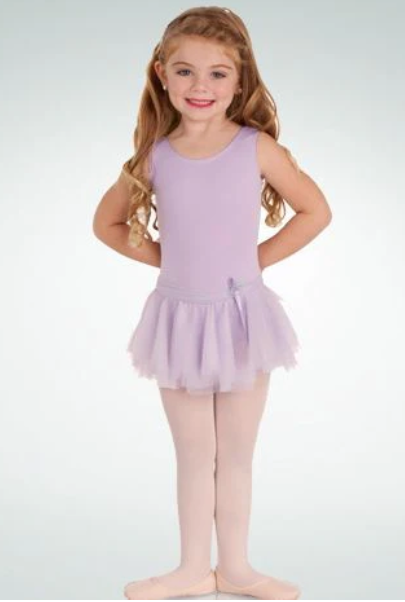 Tank Leotard with Chiffon Skirt
