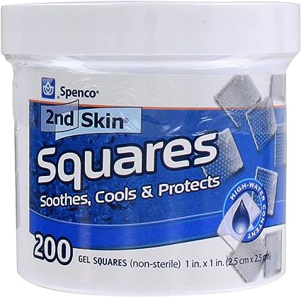 2nd Skin Squares to sooth, cool and protect skin