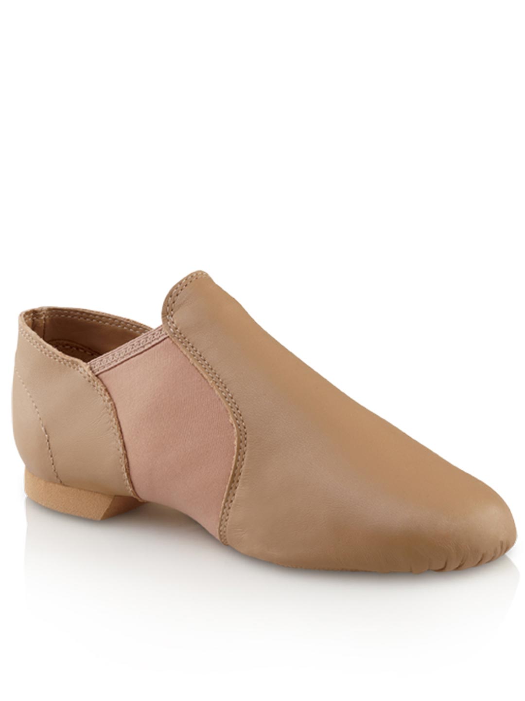 Slip-on Jazz Shoe by Capezio (Youth) - Black & Caramel