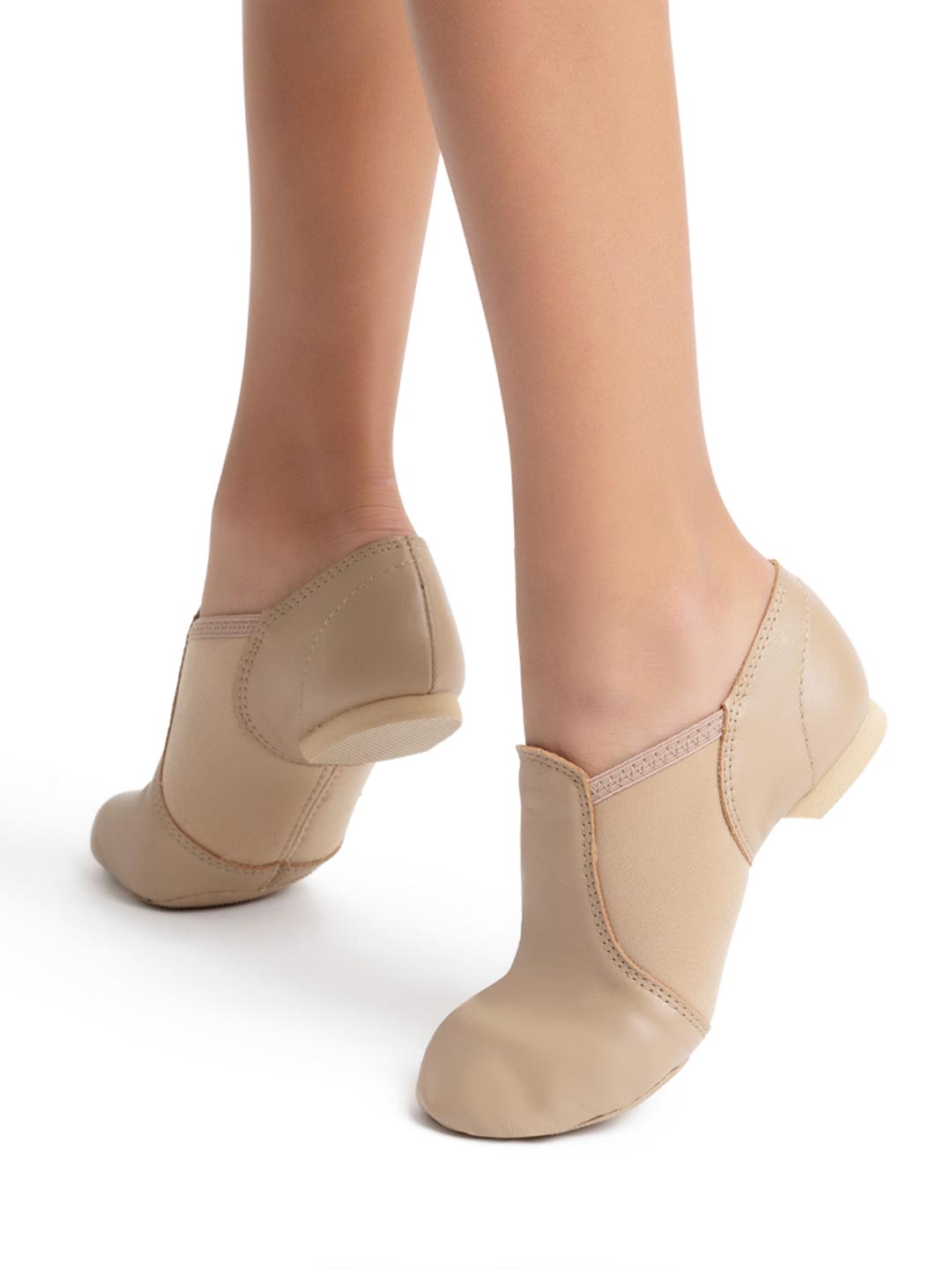 Slip-on Jazz Shoe by Capezio (Youth) - Black & Caramel