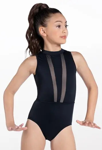 Illusion Plunge Leotard